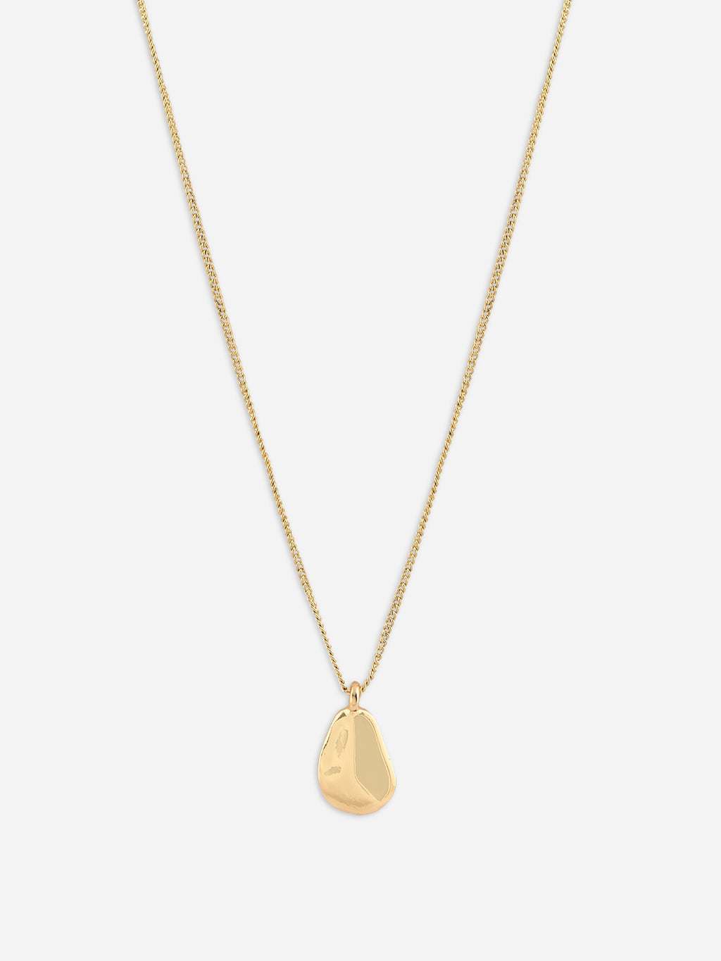 Sleek Abstract Pendant Necklace