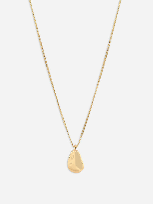 Sleek Abstract Pendant Necklace