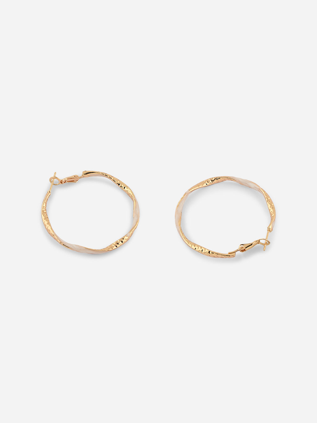 Twisted Oversized Hoop Earrings