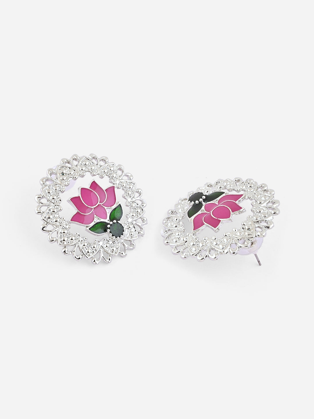 Heritage Lotus Stud Earrings