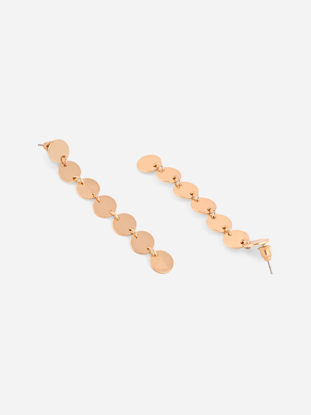Gold Geometric Drop Earrings