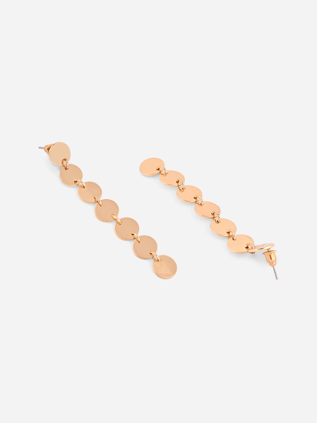 Gold Geometric Drop Earrings