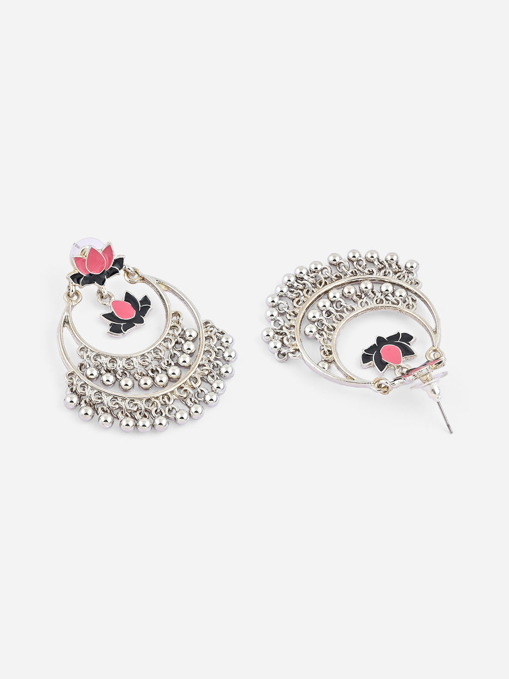 Heritage Lotus Chandbali Earrings