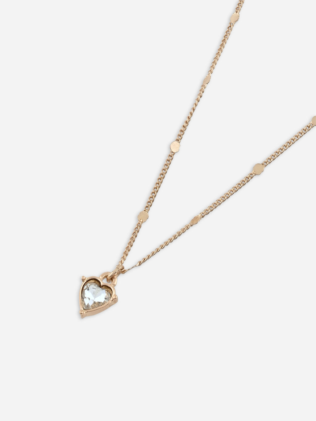 CZ Accent Gold 3 Layered Necklace