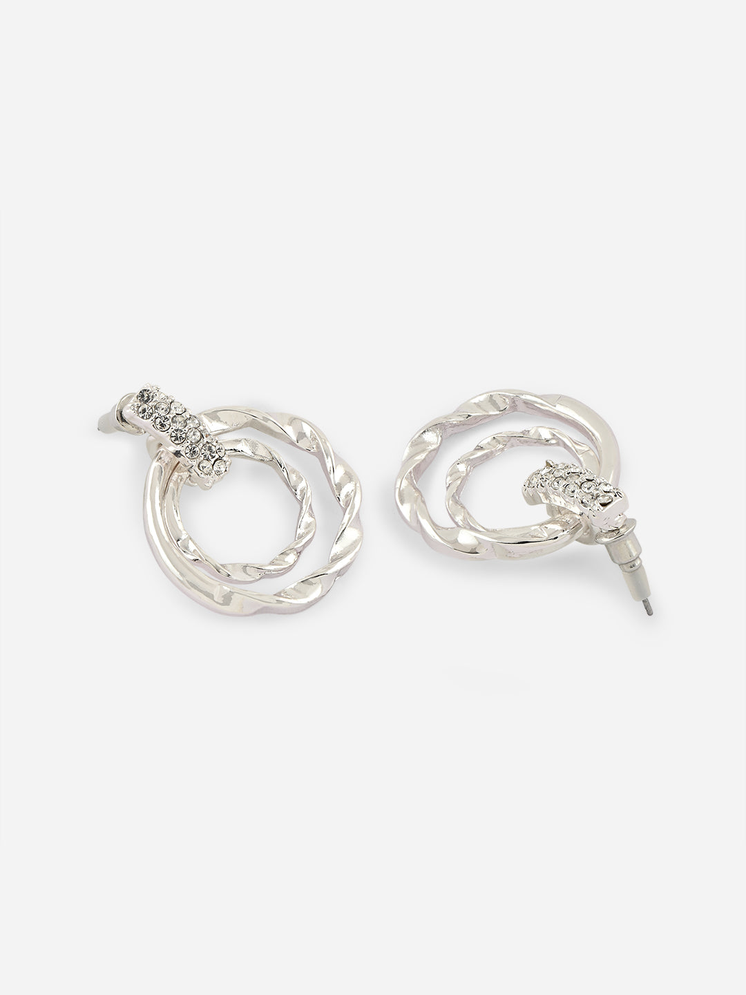 Graceful Ring Cascade CZ Drop Earrings