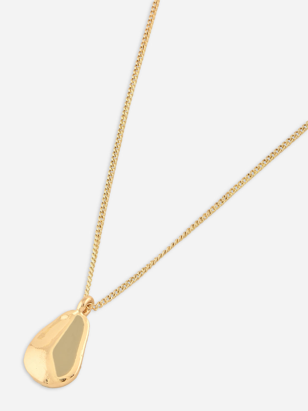 Sleek Abstract Pendant Necklace