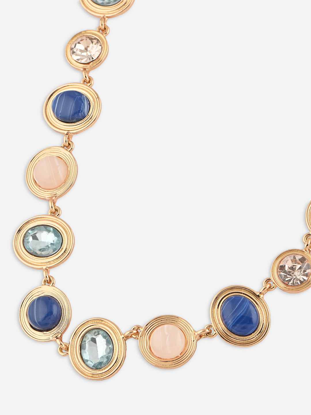Golden Glow Stone Studded Choker
