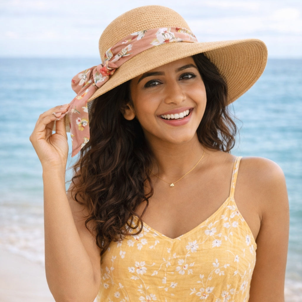 Wildflower Whispers Beach Hat
