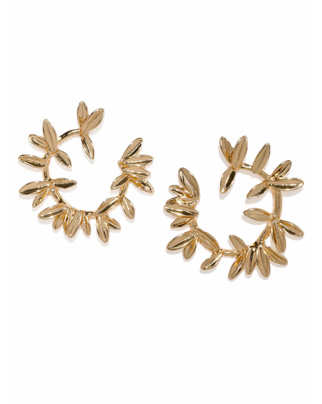 Nature’s Loop Gold Hoop Earrings