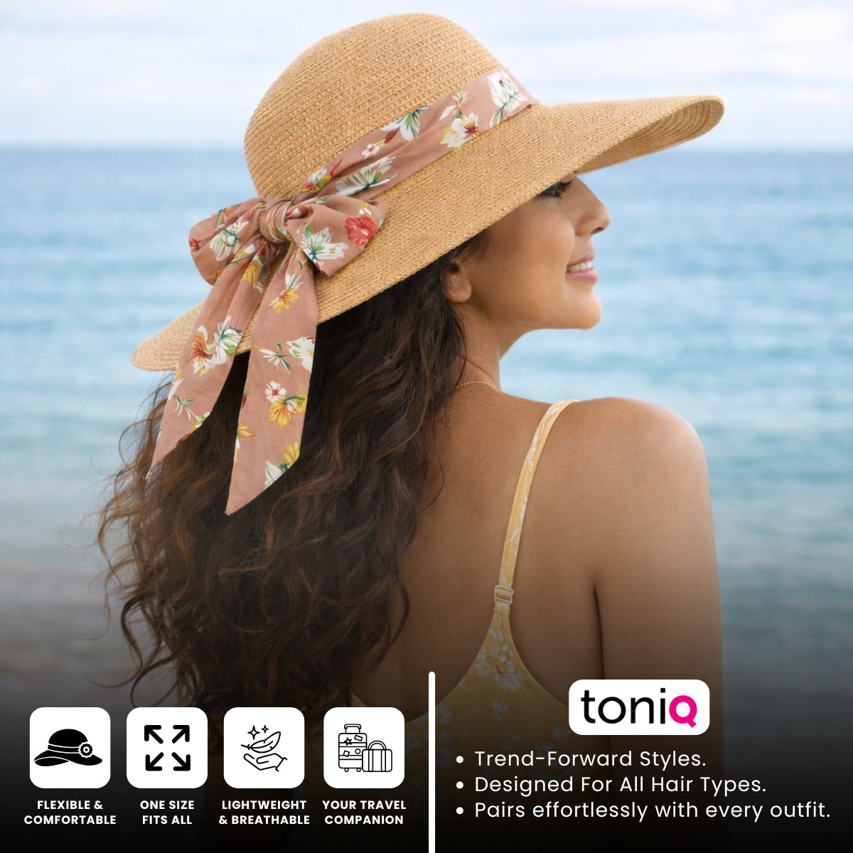 Wildflower Whispers Beach Hat