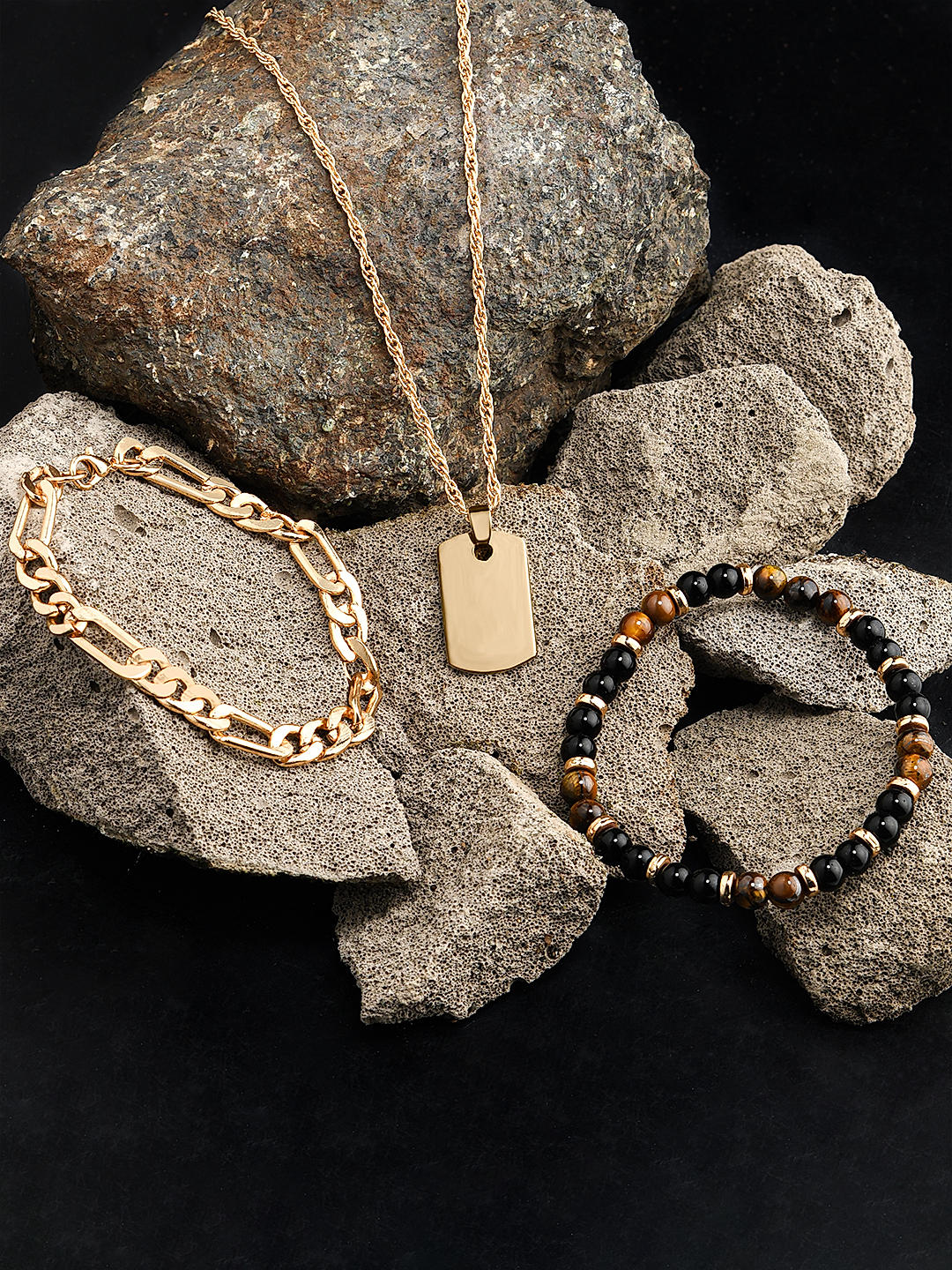 The Bro Code Mens Multipack Beaded Jewellery Set