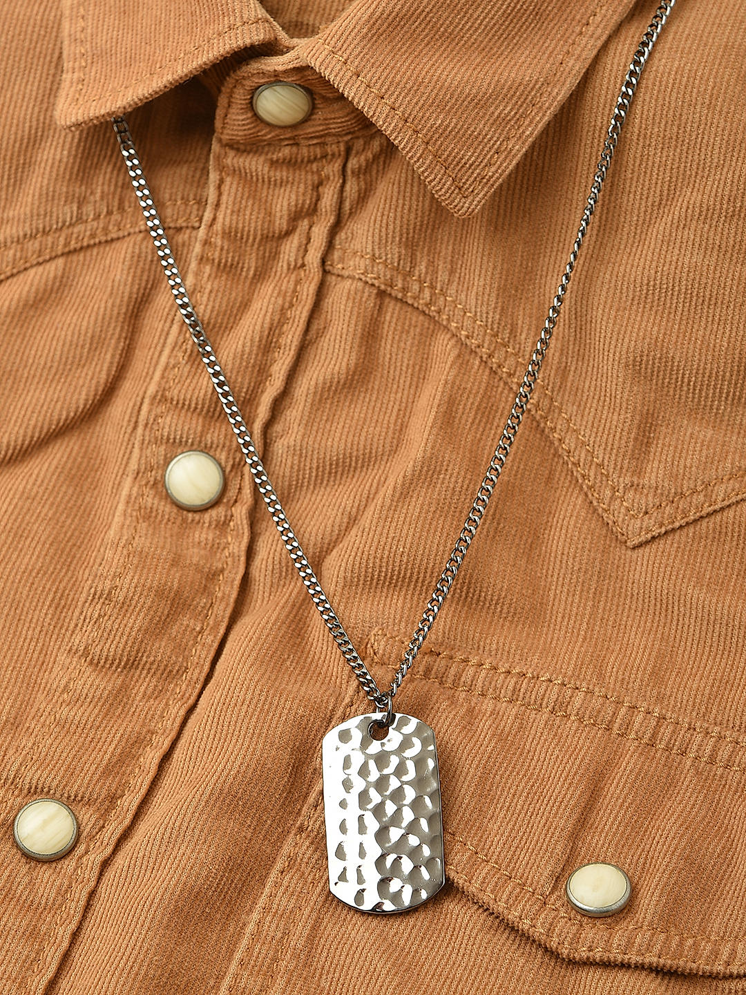 Black Dog Tag Cuban Chain Flex