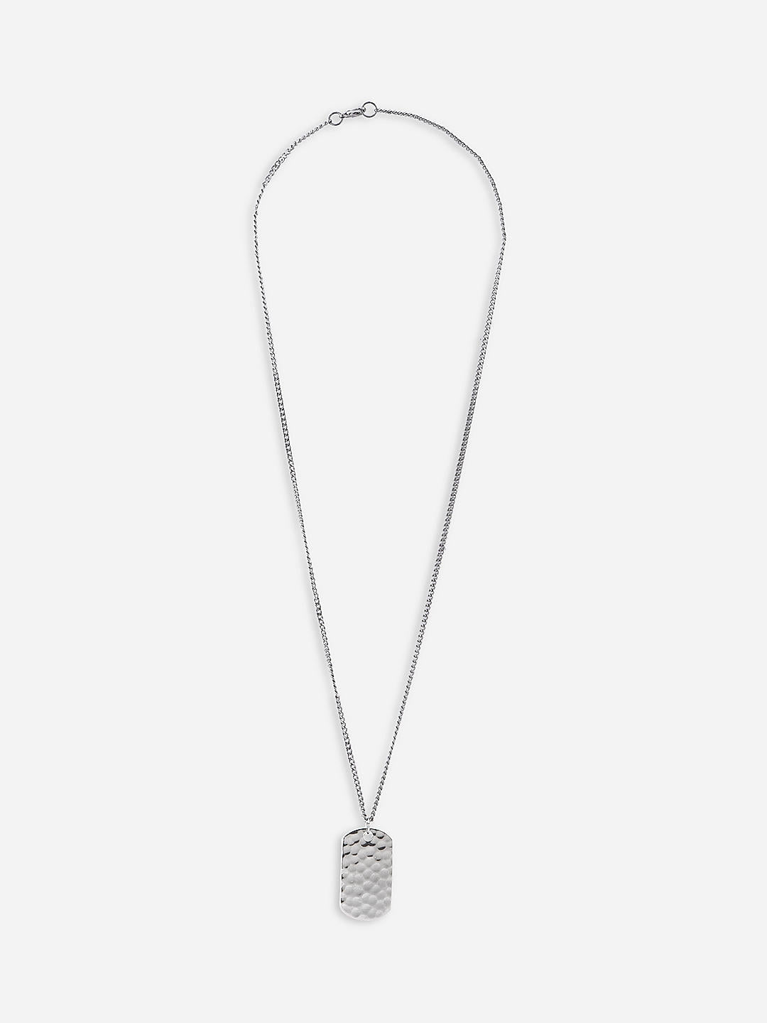 Black Dog Tag Cuban Chain Flex