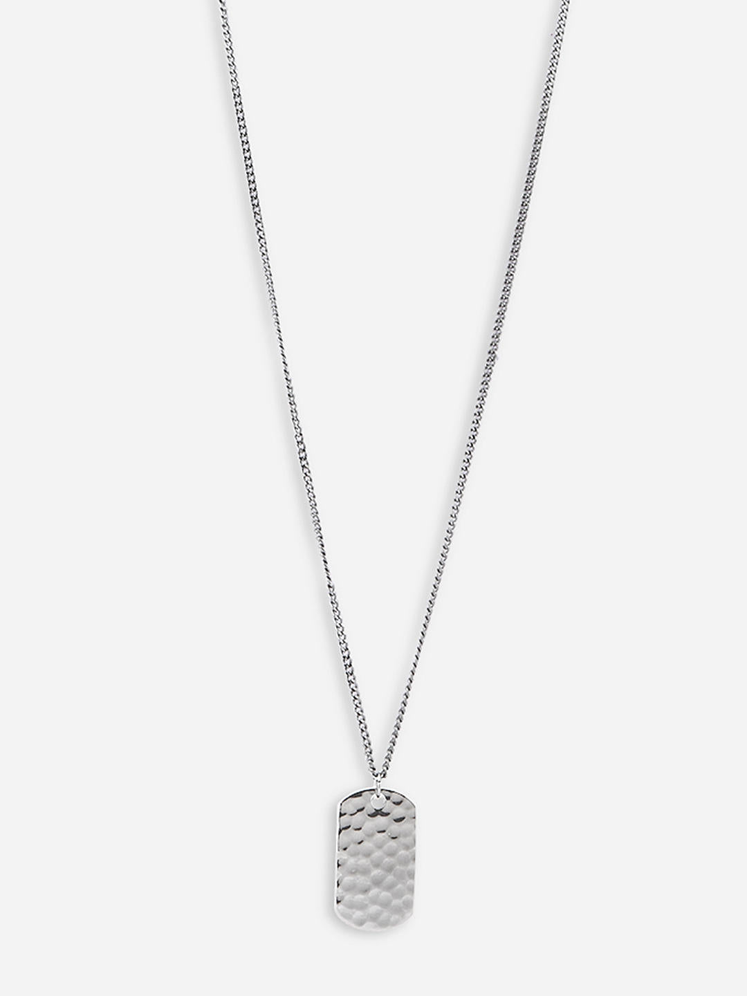 Black Dog Tag Cuban Chain Flex