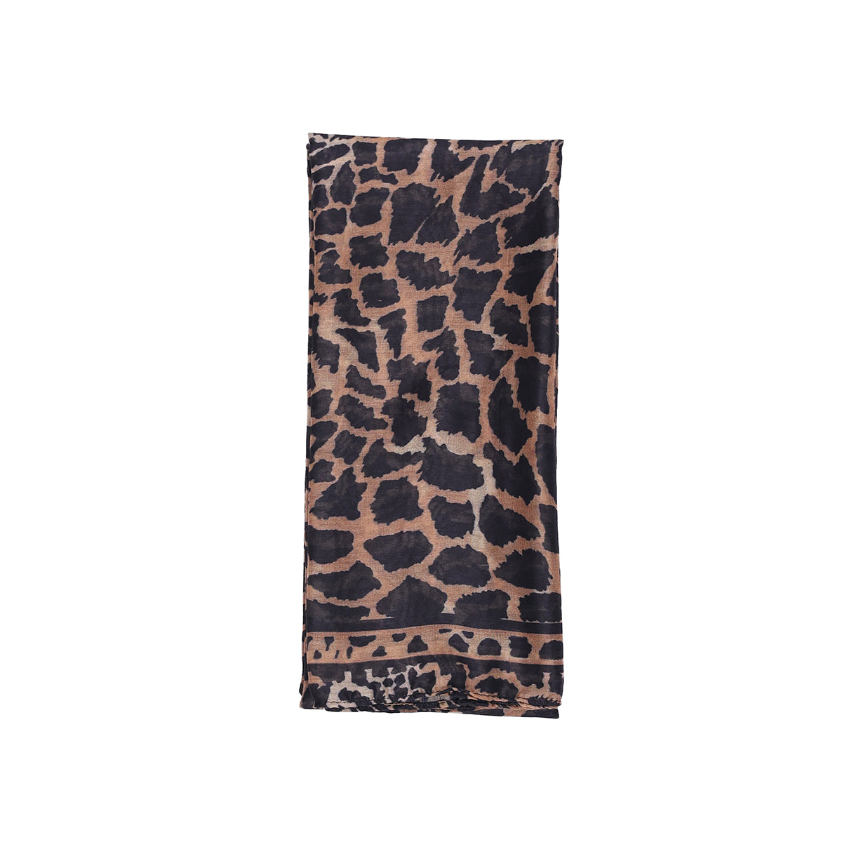 Luxury Multicolour Tiger/Leopard Animal Print Scarf
