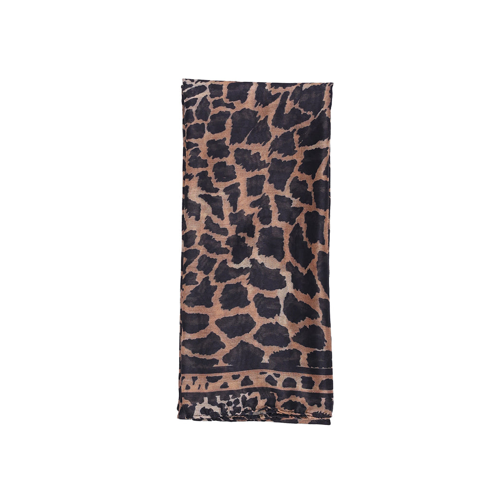 Luxury Multicolour Tiger/Leopard Animal Print Dupatta