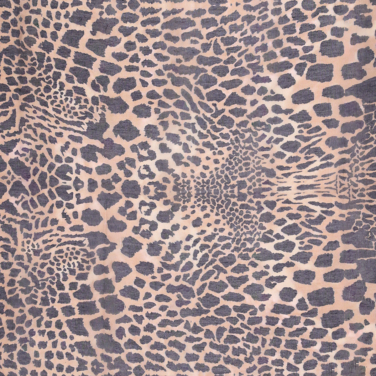Luxury Multicolour Tiger/Leopard Animal Print Scarf