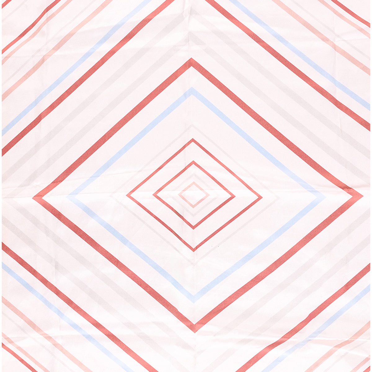 Chic Tangerine & Multi-Stripe Print Bandana