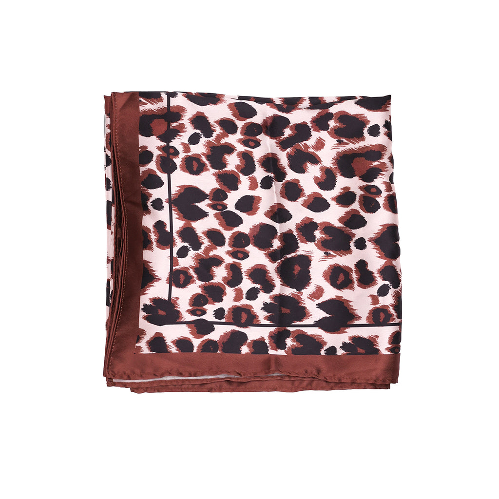 Brown & Black Animal Print Bandana