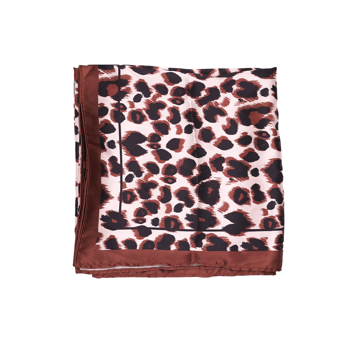 Brown & Black Animal Print Bandana