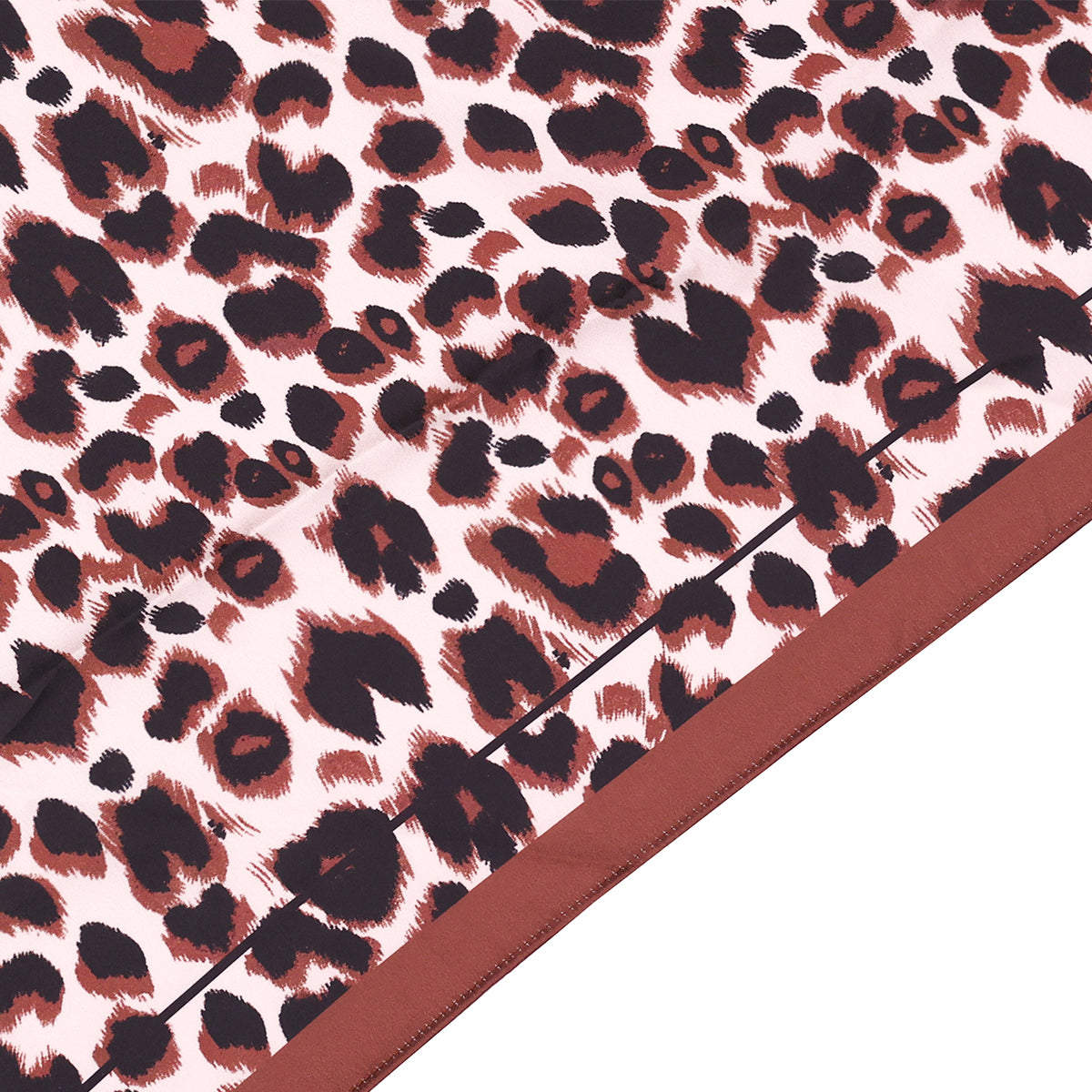 Brown & Black Animal Print Bandana