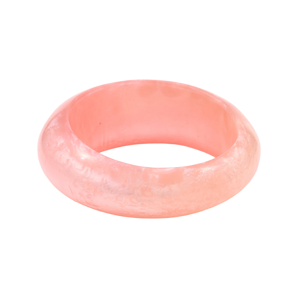 Rose Glow Resin Foil Bangle Set of 2 (2.8)
