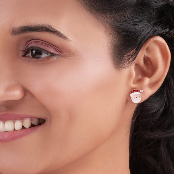 HollySpark 12-Piece Christmas Charm Stud Set