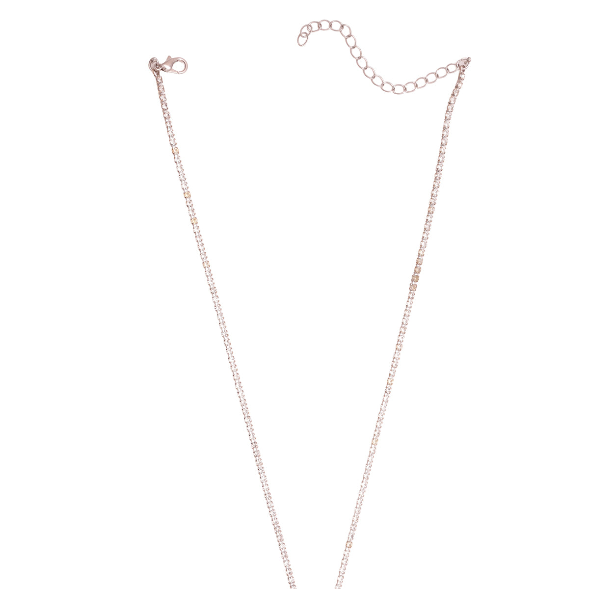 Brilliant Crystal Chain Drop Y-Necklace