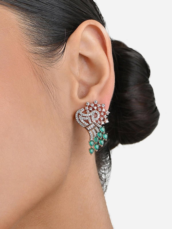 Vibrant Garden AD Stud Earrings