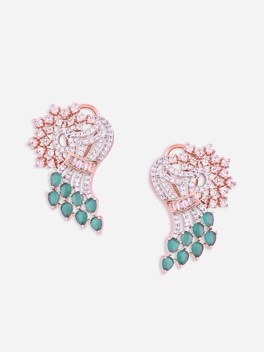 Vibrant Garden AD Stud Earrings
