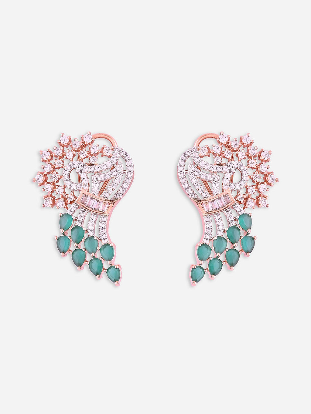 Vibrant Garden AD Stud Earrings