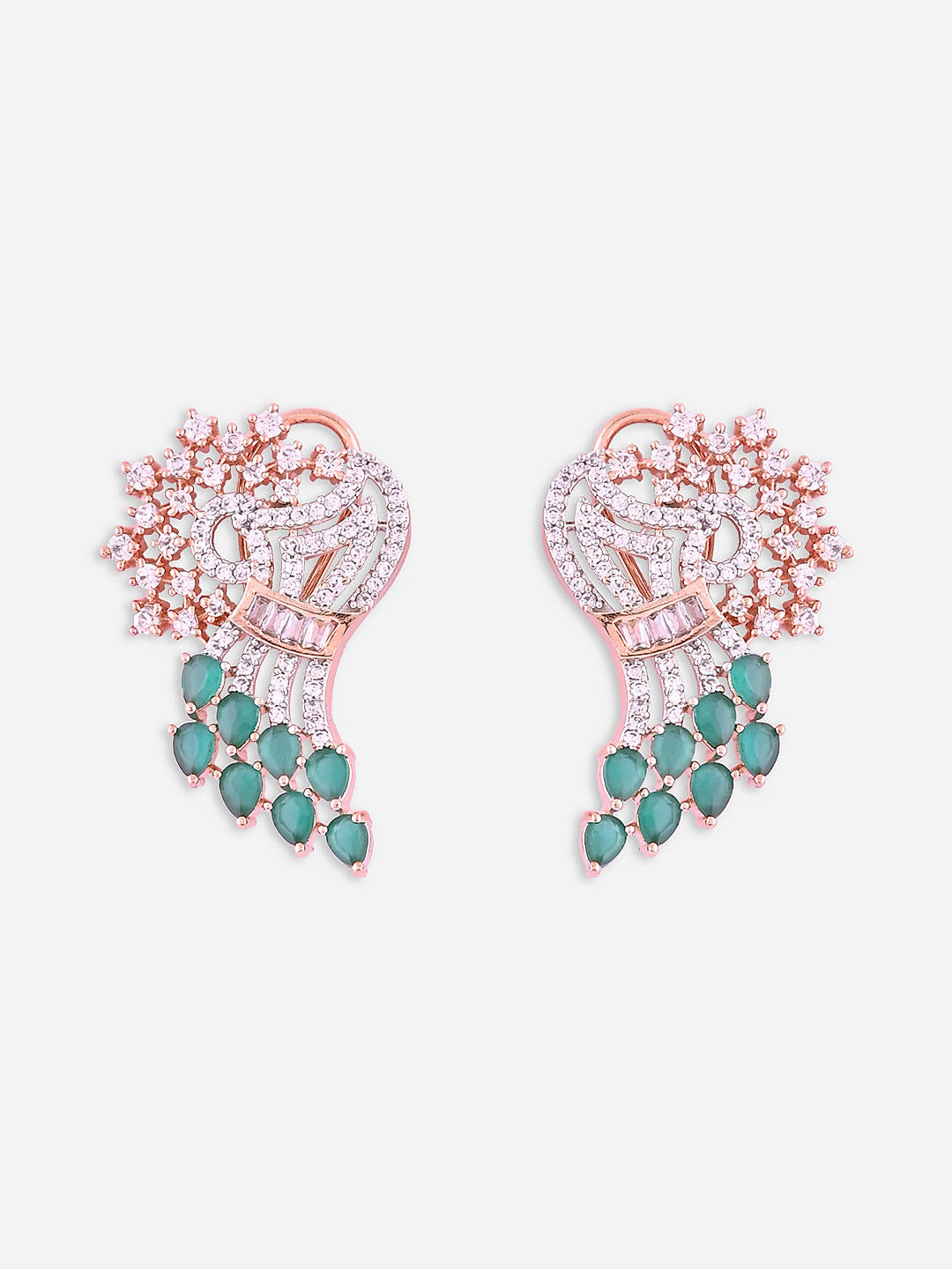 Vibrant Garden AD Stud Earrings