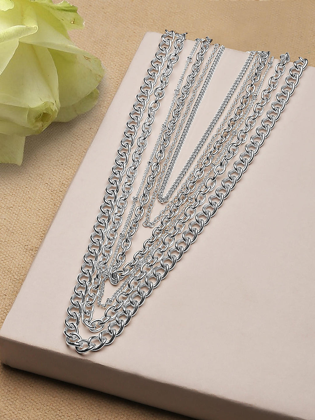 Starlit Shine CZ Layered Necklace