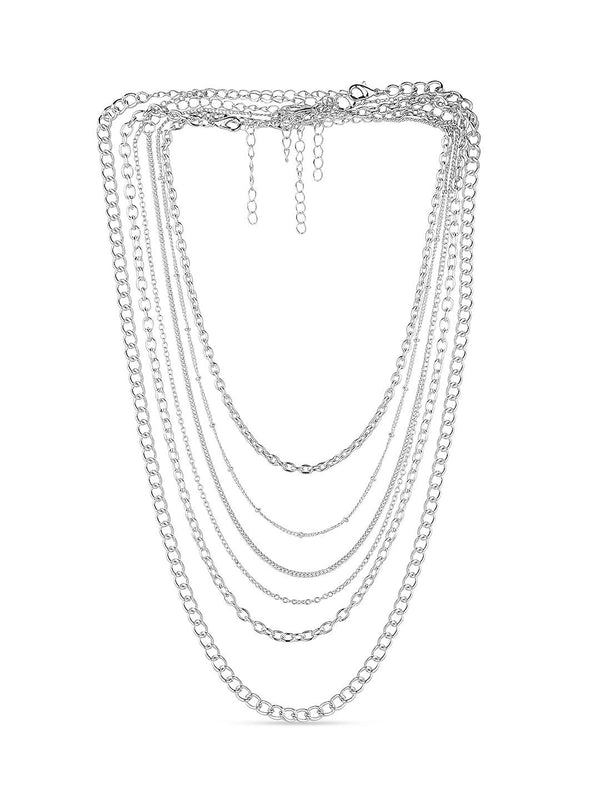 Starlit Shine CZ Layered Necklace